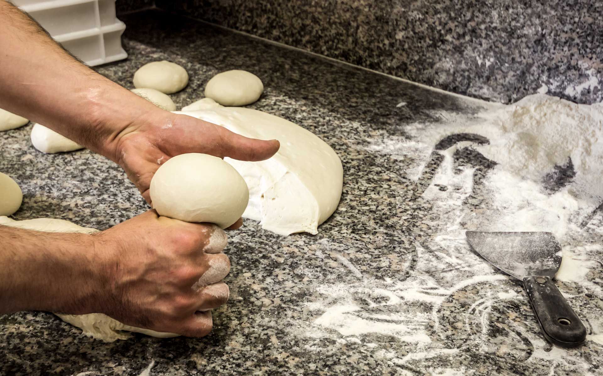 La pasta per la pizza